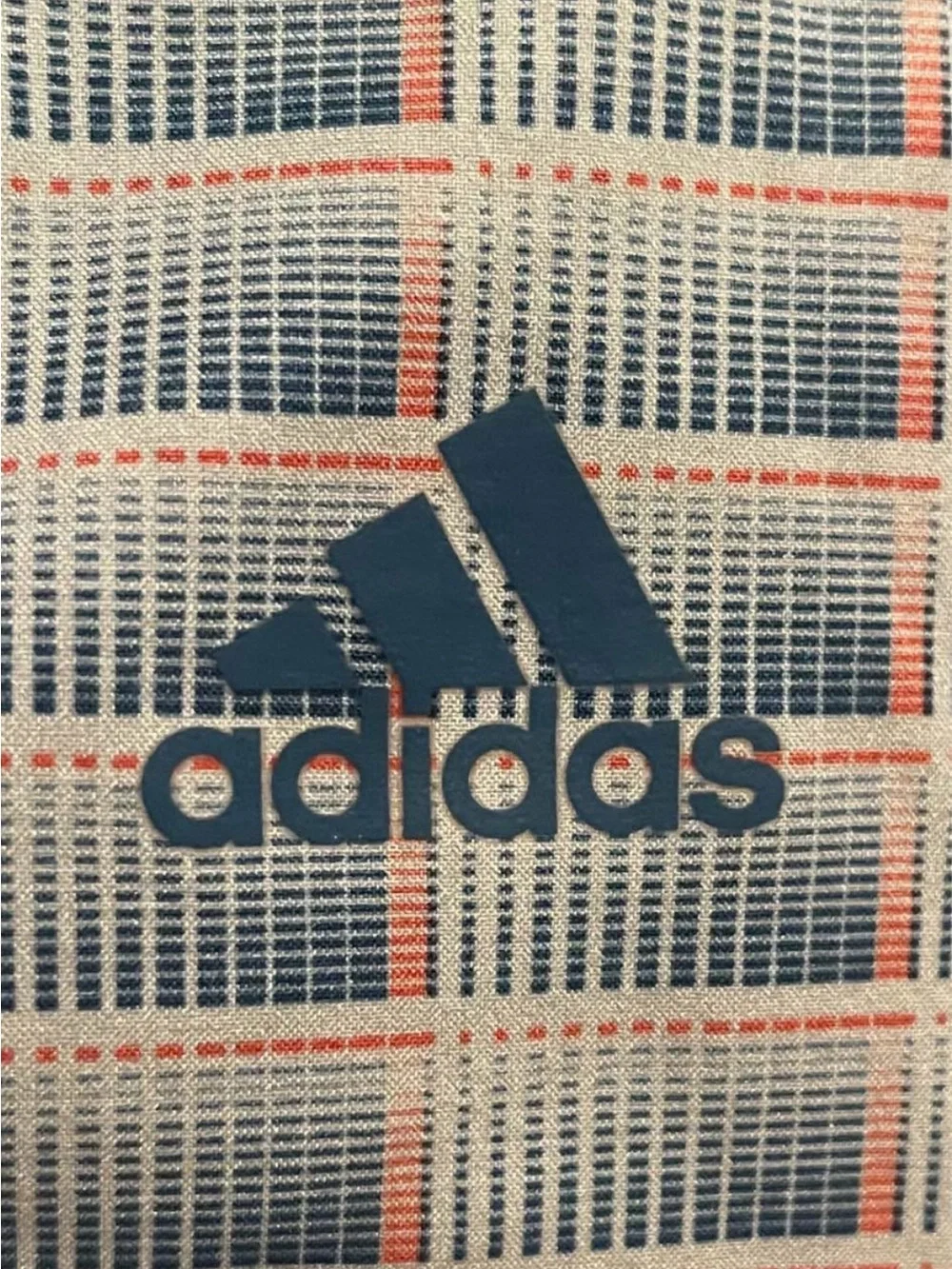 Adidas Men’s Blue/Orange Plaid Golf Shorts Sz 36 Excellent Condition